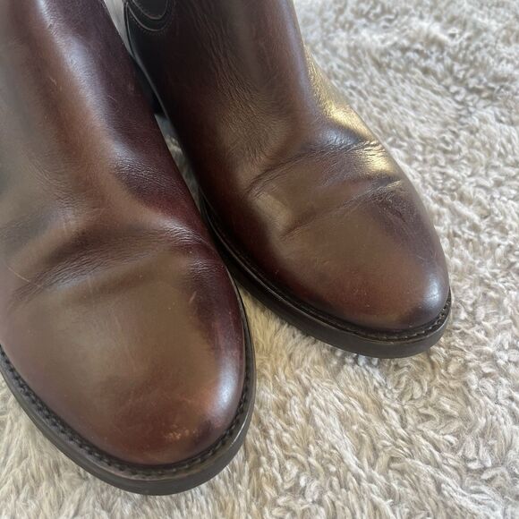Thursday Boot Co Women’s Duchess Leather Chelsea Boots “Black Coffee” Brown 7.5 - Picture 4 of 9